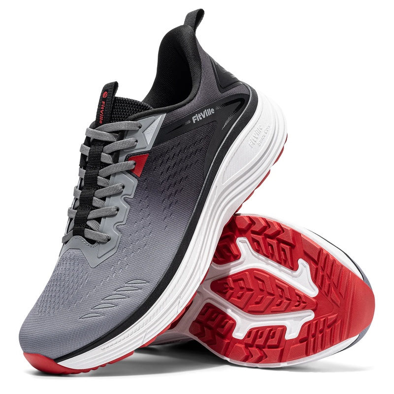 Wide Toe Box Running Sneakers - Fitville Men's Sports Sneakers Extra Wide